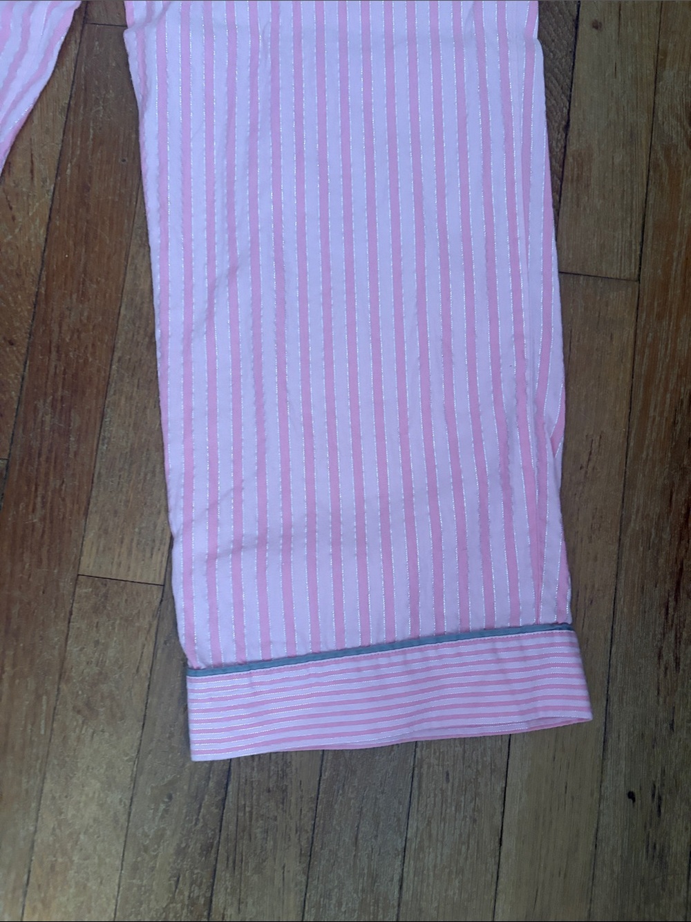 Victoria's Secret Pink and Silver Striped Lounge Pants - Picture 5 of 8